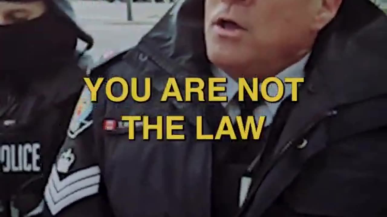 Toronto Sargent Piggy Says He Is The Law