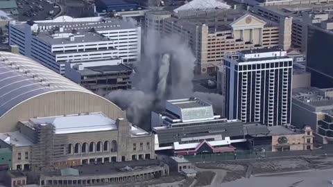 Trump Plaza Hotel and Casino Imploded