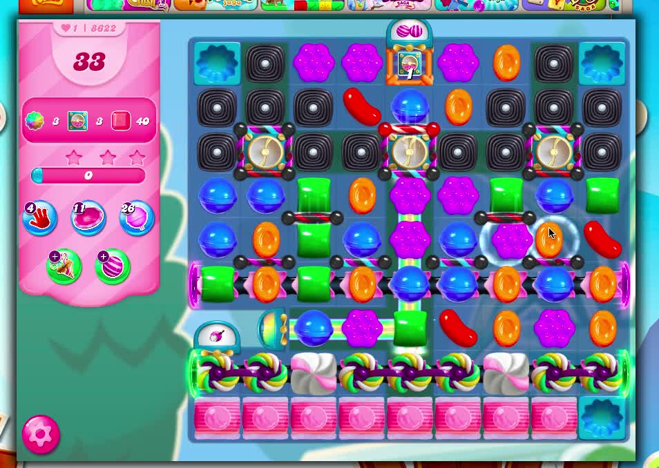 Candy Crush Level 8622 1/22/21 version NO ADS