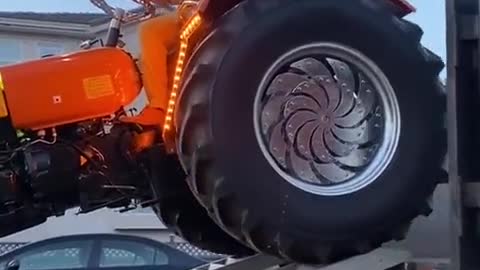 New Tesla truck of my village....