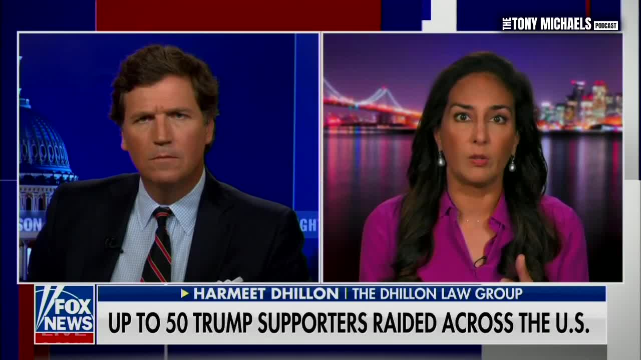 FBI raids 50 Trump supporters, Tucker reports