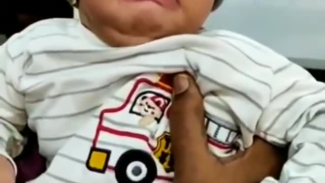 Cute baby funny clip