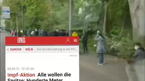 Hundreds of deluded sheeps are going to get stabbed with the killer Covid vaccine in Germany