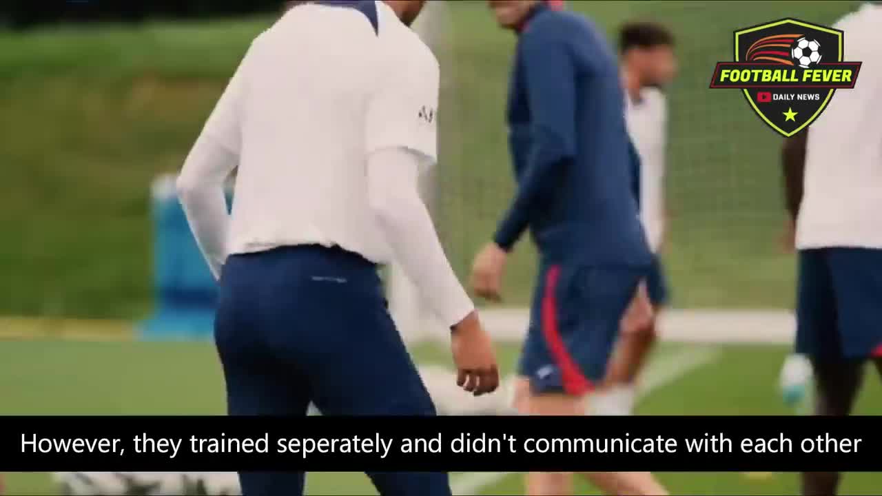 Messi sided with Neymar as Mbappe training separately in PSG training today