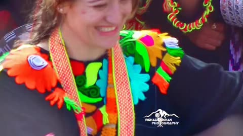 Beautiful kalasha girl dance ( Festival time )