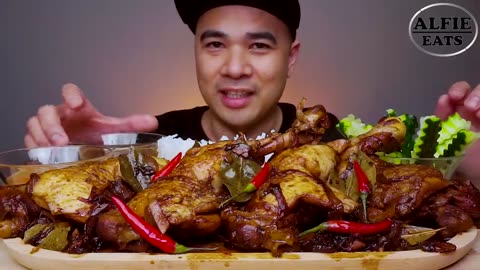 Mukbang Chicken Adobo with Cola