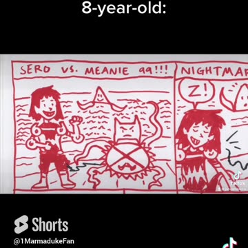 “Sero vs. Meanie 99” by an 8-year-old