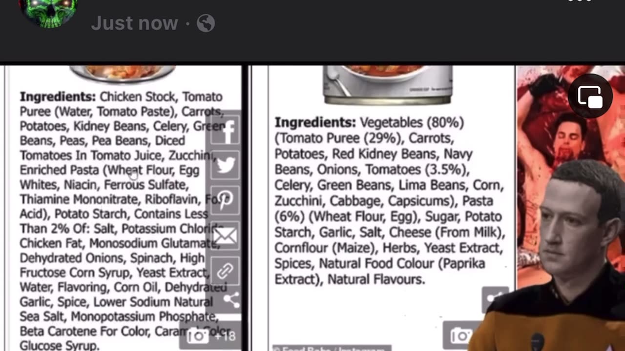 Our food is poisoned more than ever, not a good guy I’m sight in power doing a damn thing about it.