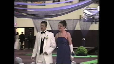 2000-01 WPHS Vids 079 Prom 045 Grand March Couple 18 by Glenn Strader