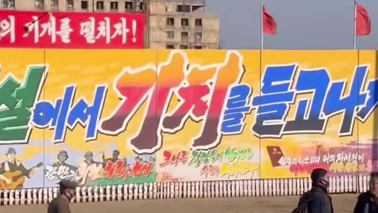 The first Russian tourist group after PLANdemic is in North Korea.