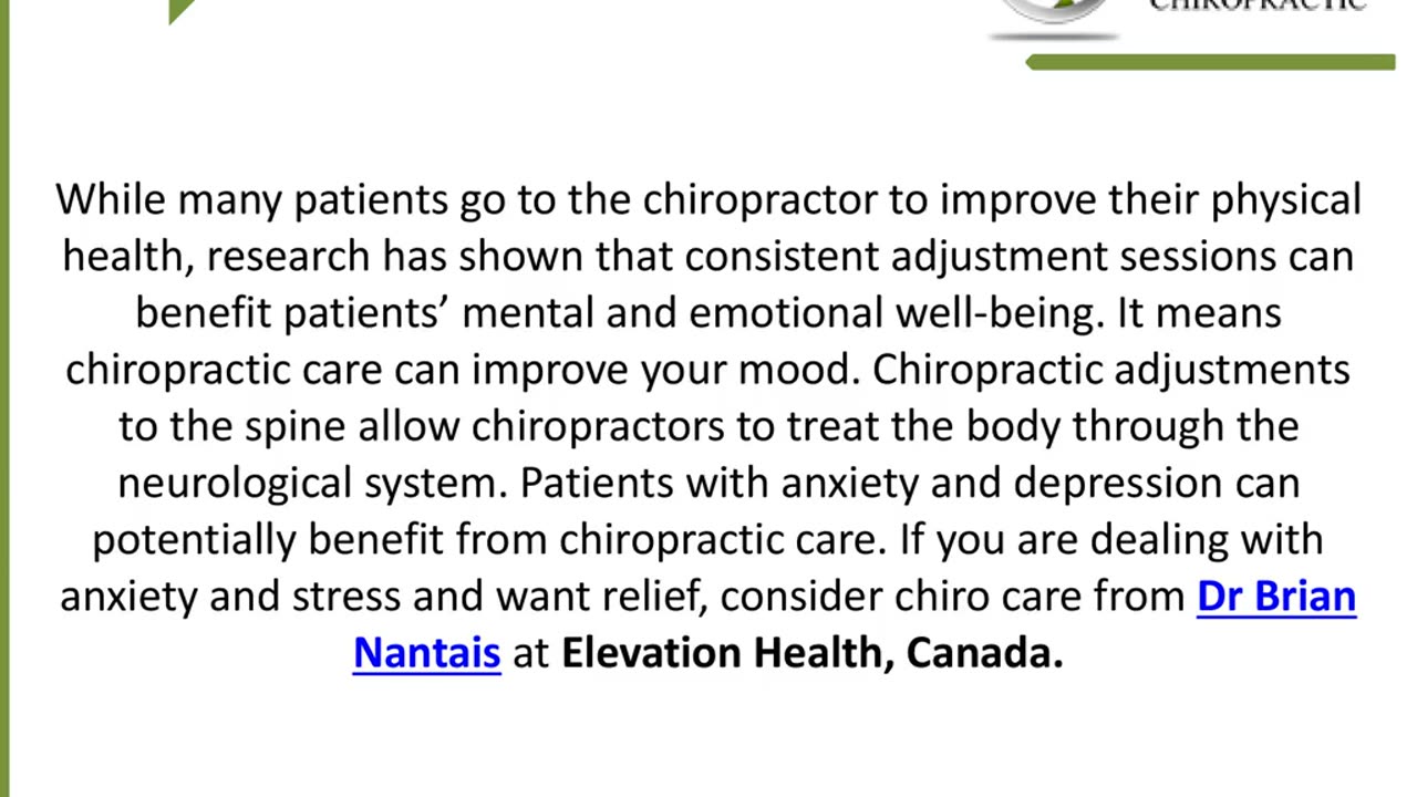 How Can Chiropractic Care Improve Your Mood?