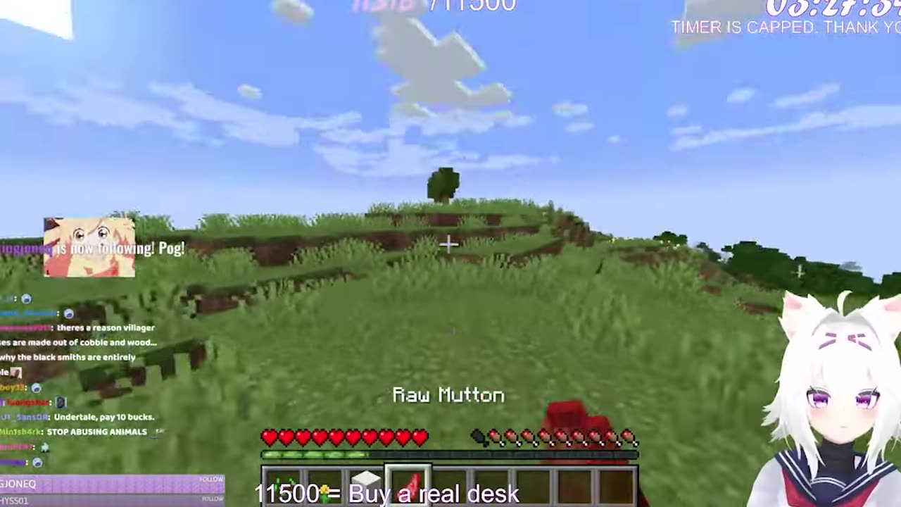 She tried to speedrun Minecraft...