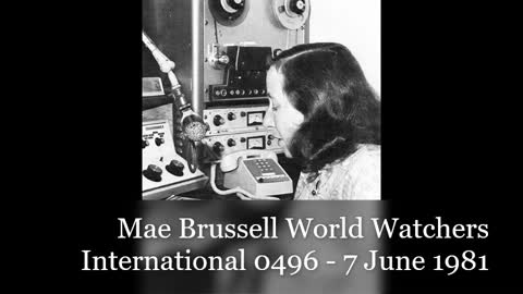 Mae Brussell World Watchers International 0496 - 7 June 1981 complete