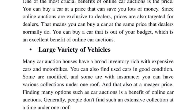 Car Auctions Online: Know the Compelling Benefits of Online Car Auctions