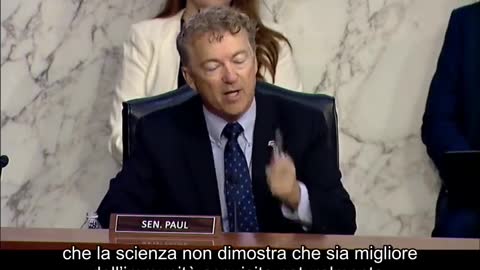 Senatore Paul - Vaccino è sottomissione