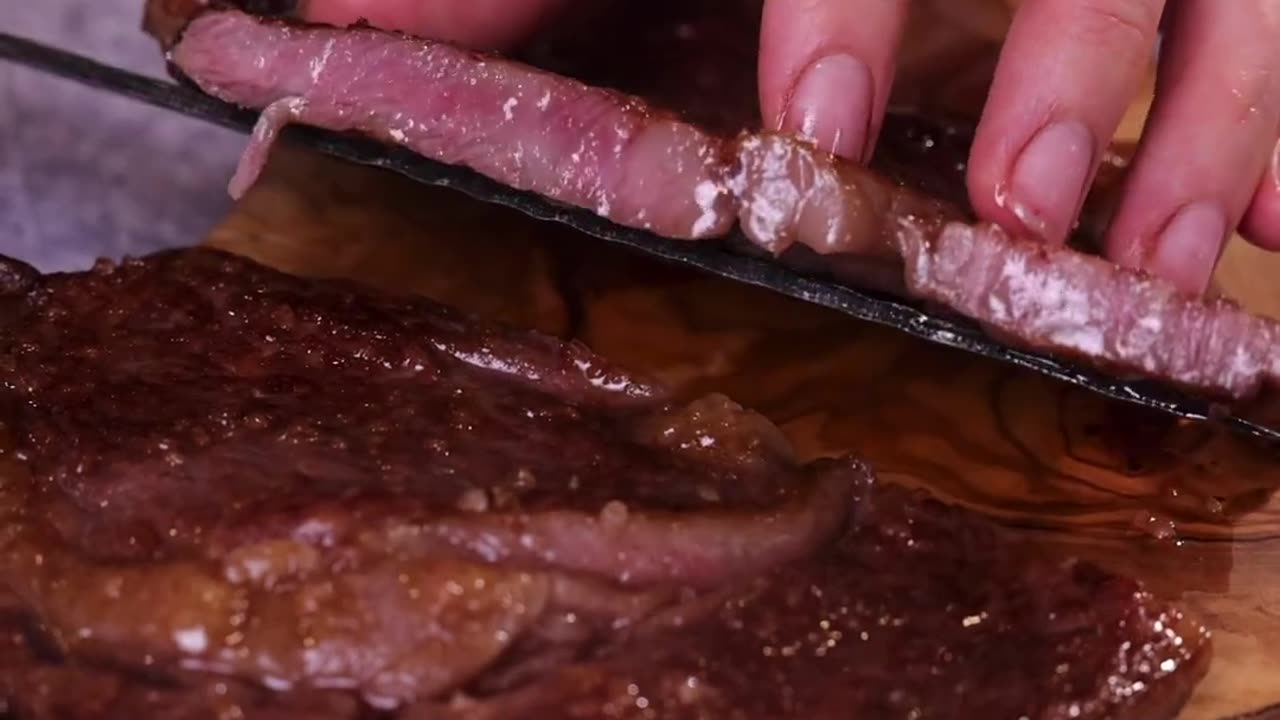 Over a $100 Steak ASMR