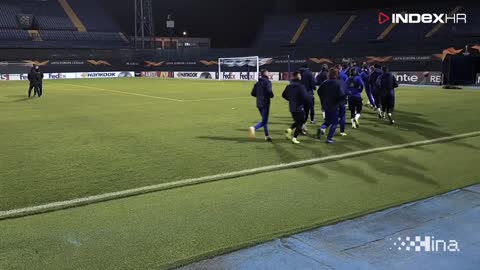 Službeni trening GNK Dinama pred utakmicu s RSC Anderlechtom