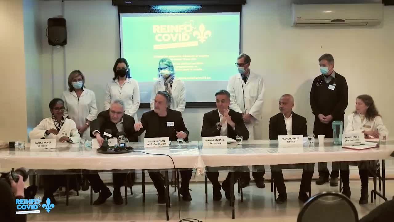 REINFO COVID QUEBEC - IMPORTANT -TÉMOIGNAGES MÉDECINS 3 novembre 2021