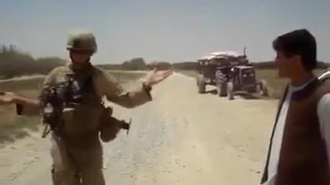 US Army Dancing with Local - Pashto Song - Afghanistan