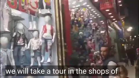 A tour in Fouad street in Egypt to see the kids cloths stores/part1