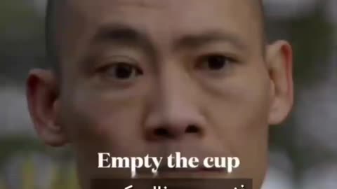 First of all, empty the cup of your mind!