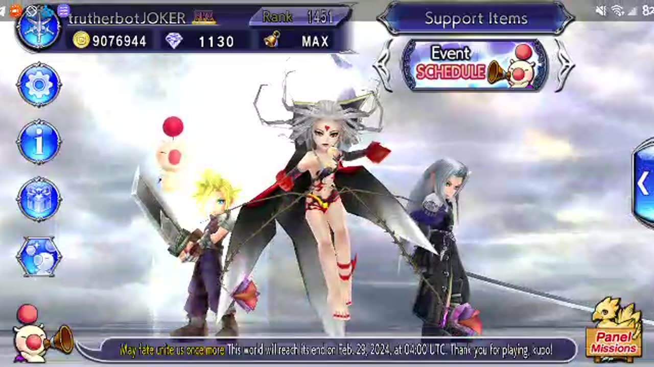 Final Fantasy Dissidia Opera Omnia Daily Pickups