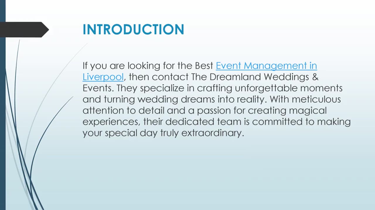 Best Wedding Management in Liverpool