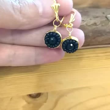 Earrings from beads and wires