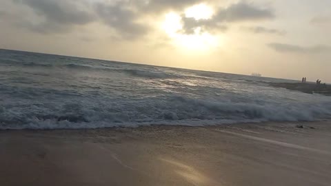 Relaxing Karachi Beach Sunset