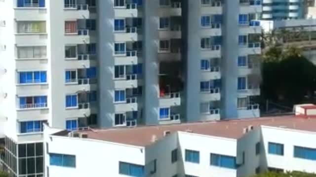 Incendio en el Conquistador