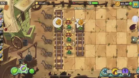 Plants vs Zombies 2 Wild West - Day 11