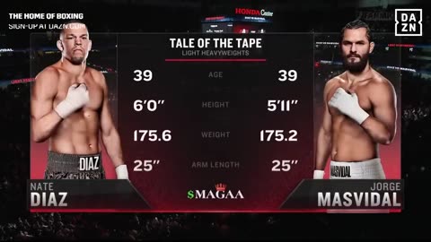 Nate Diaz vs Jorge Masvidal | Fight Highlights
