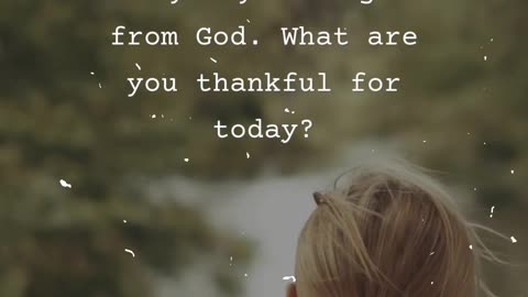 Wake up with a heart full of gratitude!