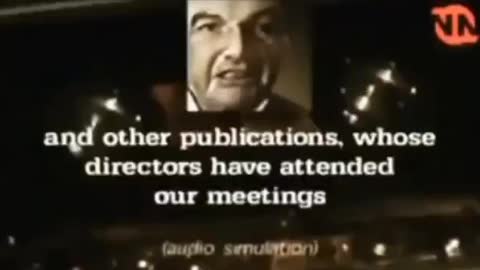 Rockefeller’s 1991 leaked speech will give you the chills!