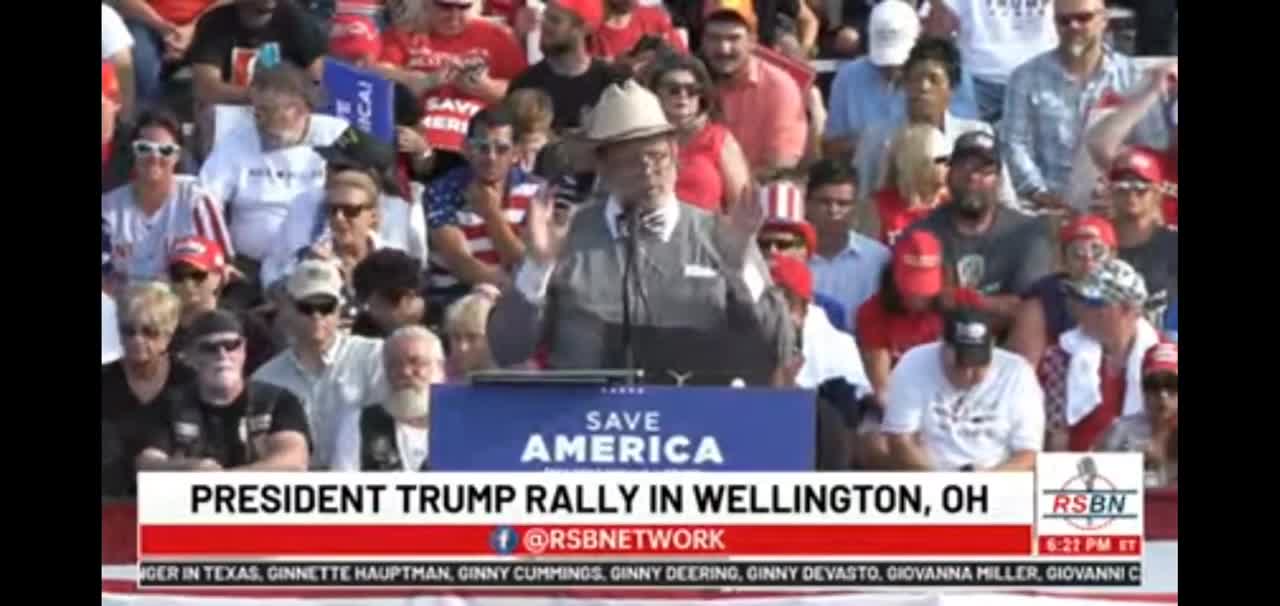 Dr Douglas Frank speaks at Trump rally OH 6-26-21