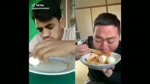 Funny Food Challenge On TikTok Who will win INDIA Vs CHINA