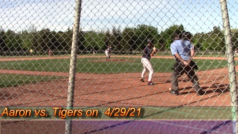 Aaron vs. Tri-Valley Tigers on 4/29/21