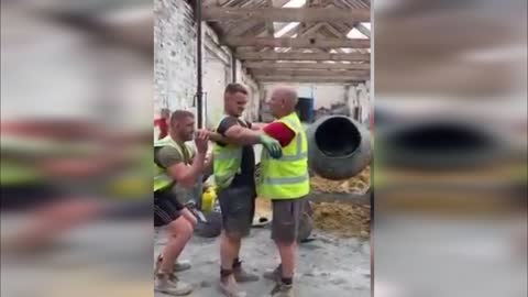 Best Prank you will Ever see in 2021" on construction Site "