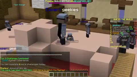MINECRAFT BUILD BATTLE (Mystery Builder)