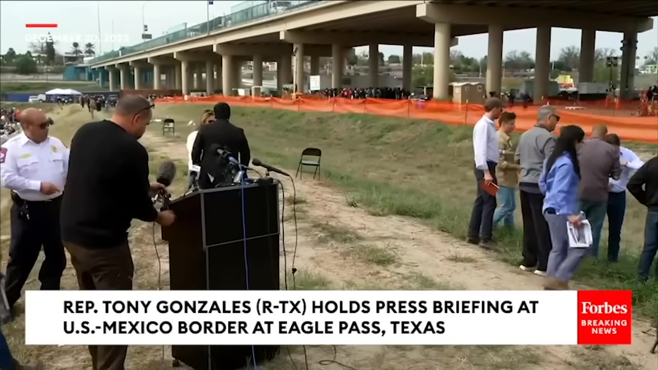 Tony Gonzales Goes To US-Mexico Border With Blunt Message To Biden Amidst Historic Surge Of Migrants