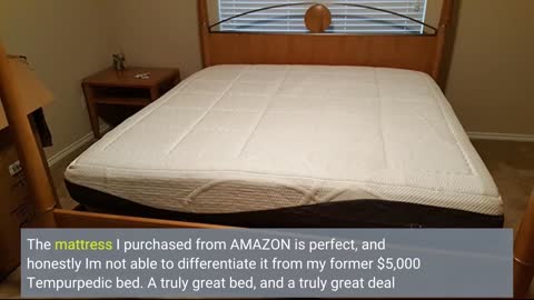 Perfect Cloud Elegance Plush Gel-Infused 12-inch Memory Foam-Overview