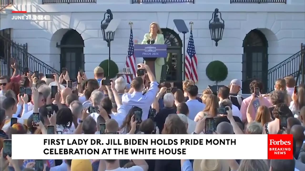 'I Love You, Your President Loves You!'- First Lady Dr. Jill Biden Hosts WH Pride Month Celebration