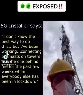 （UK）英國5G安裝業者“揭露”，在疫情封鎖期間發現5G塔上的5G工具包中發現，“電路板”上（circuit board）寫著COV_19（Covid_19）！明確顯示，這不是陰謀論！而是“真相”～