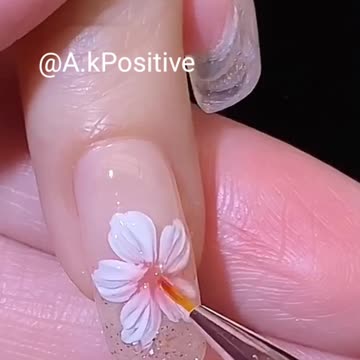 Flowers 🌺 Nail art | DIY nail design