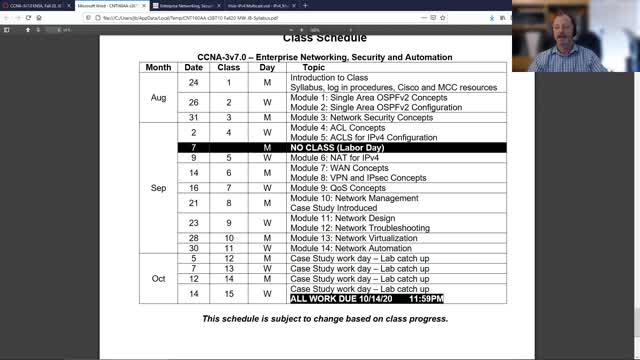 WASTC CCNA 3 ENSA Session 1 9-19-20