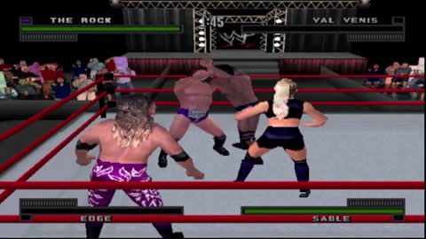 WWF Attitude PS1: War match #10