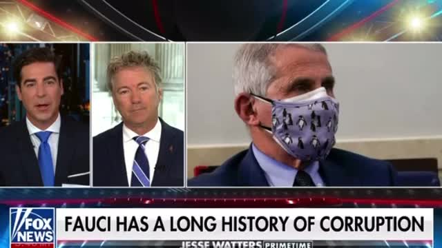 Rand Paul: Fauci Has a Long History of Corruption.