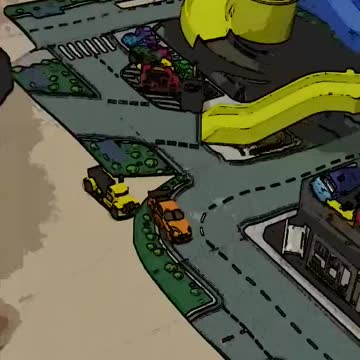 Toy Cars Play | Garage Set Rescue | Speed Cars - Hot Wheels - Matchbox | Cartoon Effect