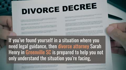 Divorce Attorney Greenville SC