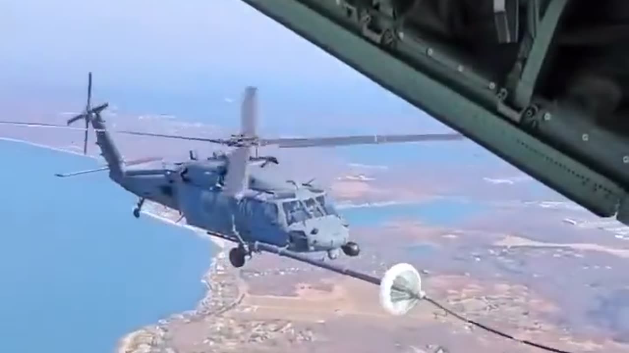 Helicopter Mid Flight Re-Fueling